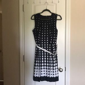 A  beautiful polka dot dress